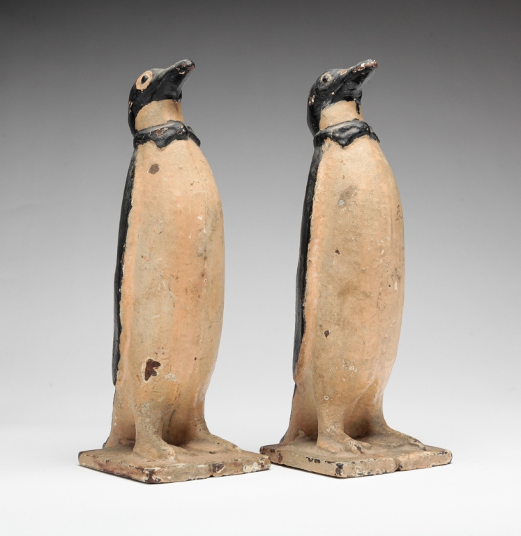PAIR OF AMERICAN CAST IRON