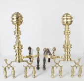 PAIR OF AMERICAN EMPIRE BRASS