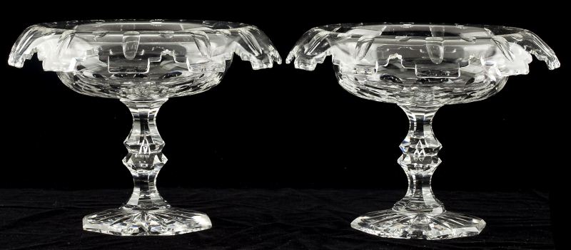 Pair of American Flint Glass