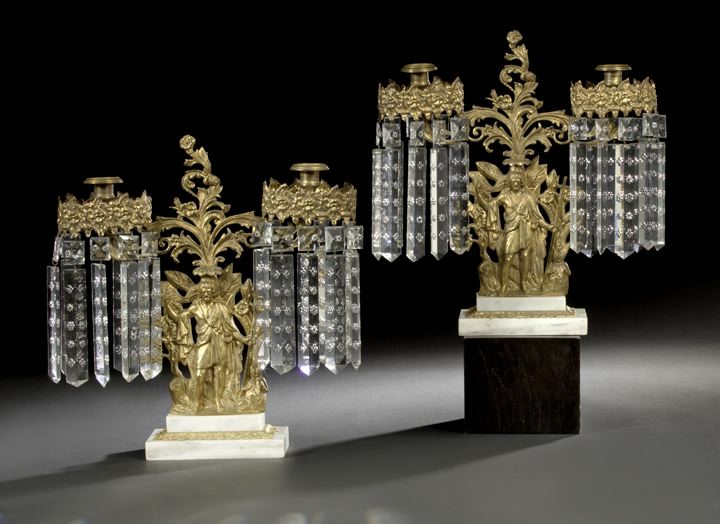Pair of American Gilt-Lacquered