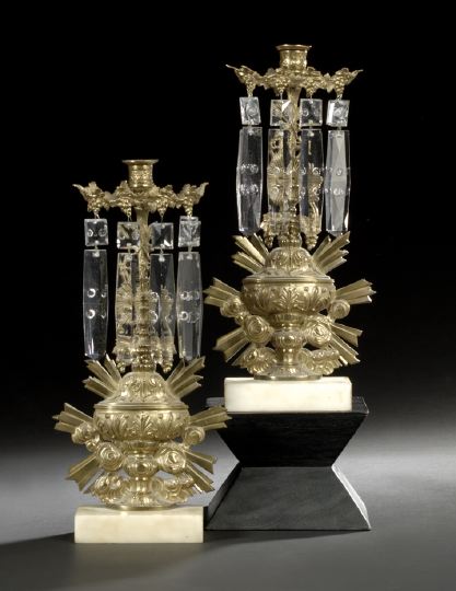 Pair of American Gilt-Lacquered