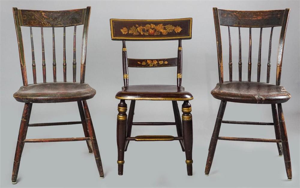 PAIR OF AMERICAN GRAIN PAINTED