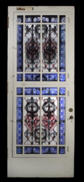 Pair of American Overlay Glass