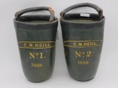 PAIR OF AMERICAN PAINTED FIRE