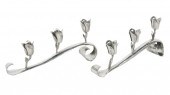 PAIR OF AMERICAN PEWTER THREE-