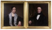 PAIR OF AMERICAN PORTRAITS IN