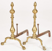 PAIR OF AMERICAN QUEEN ANNE BR