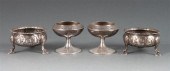 Pair of American repousse silv