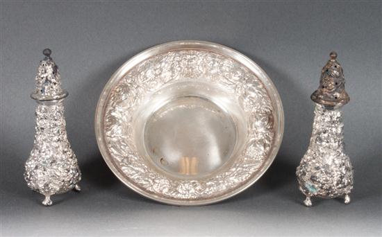 Pair of American repousse