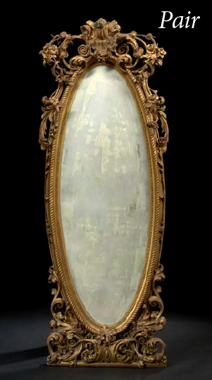 Pair of American Rococo Revival