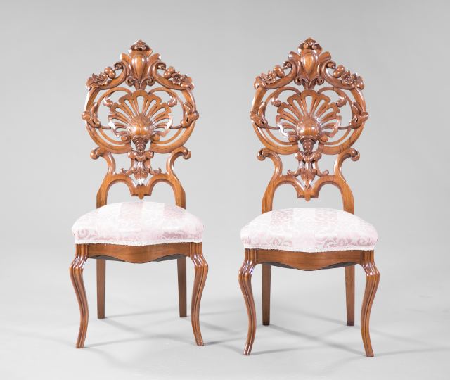 Pair of American Rococo Revival