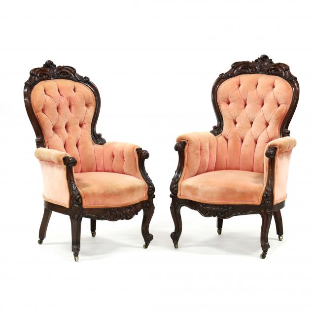 PAIR OF AMERICAN ROCOCO REVIVAL