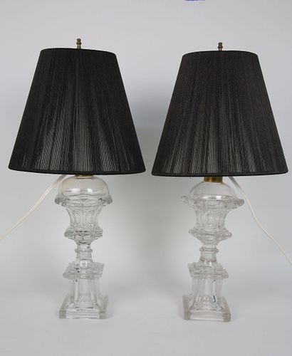 PAIR OF AMERICAN SANDWICH FLINT