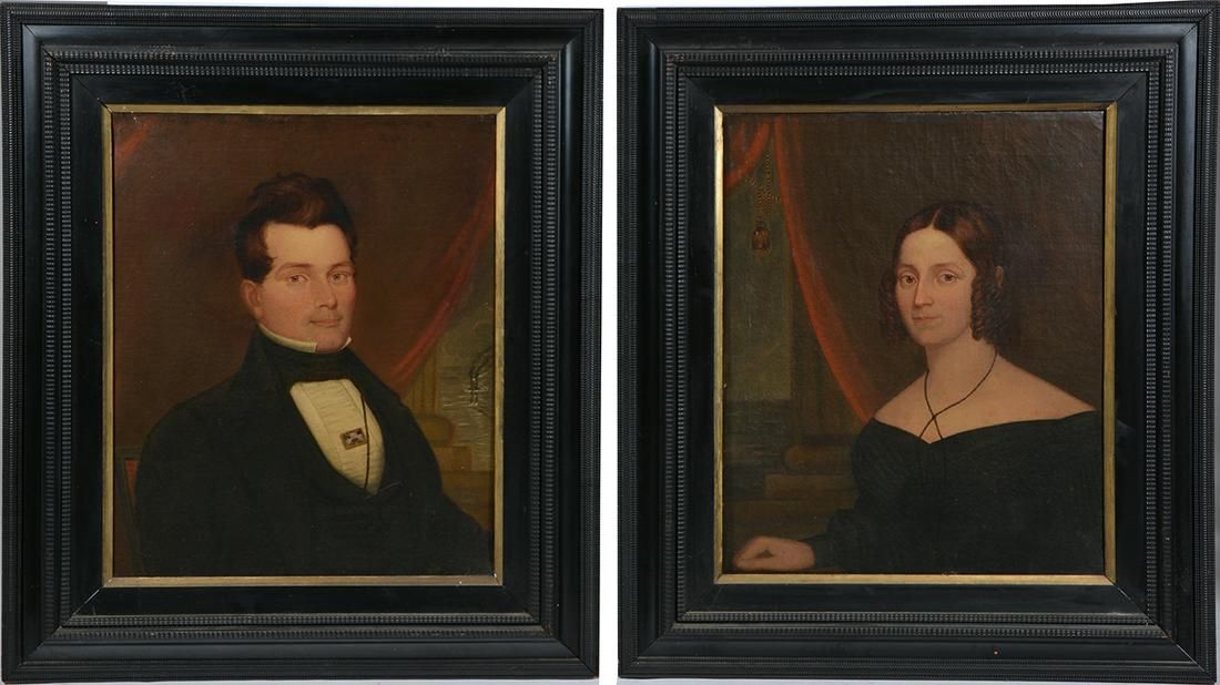 PAIR OF AMERICAN SCHOOL