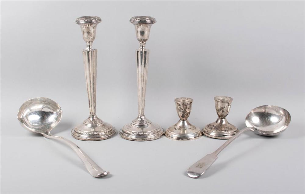 PAIR OF AMERICAN SILVER LOW AND A