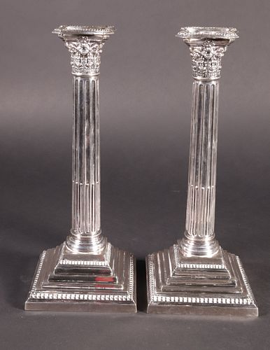 PAIR OF AMERICAN SILVER PLATED