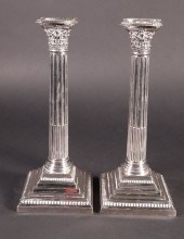 PAIR OF AMERICAN SILVER PLATED