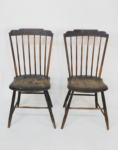 PAIR OF AMERICAN STEP-DOWN
