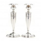 PAIR OF AMERICAN STERLING SILV