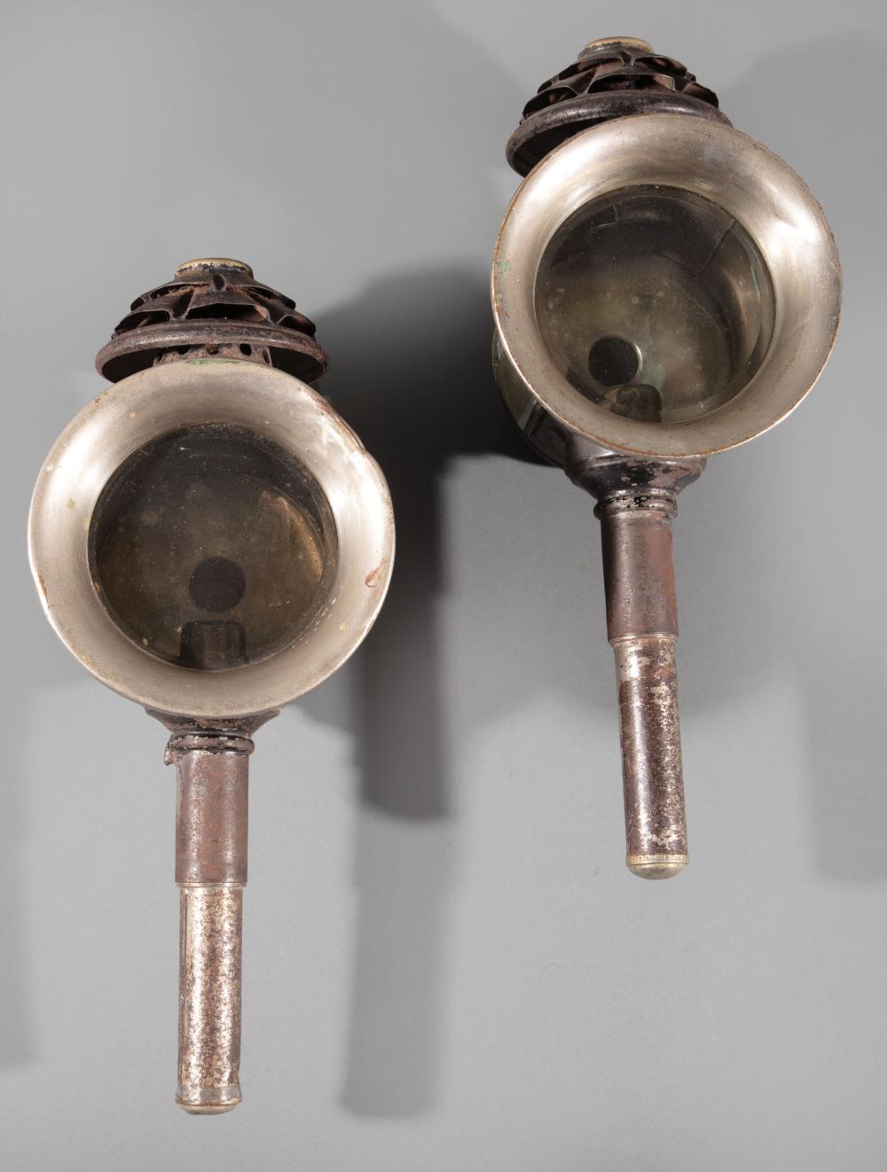 PAIR OF AMERICAN TOLE CARRIAGE