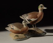PAIR OF AMERICAN WIDGEON BALD