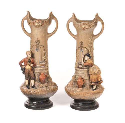 PAIR OF AMPHORA VASESPair Of