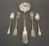 PAIR OF ANGLO-INDIAN SILVER 'F