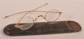 PAIR OF ANTIQUE 14K YELLOW GOL