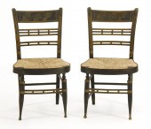 PAIR OF ANTIQUE AMERICAN SHERA