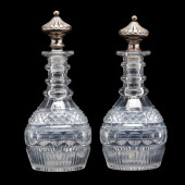 PAIR OF ANTIQUE AMERICAN STERL