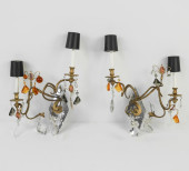 PAIR OF ANTIQUE ART NOUVEAU SC