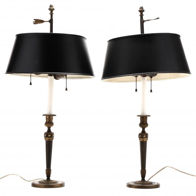 PAIR OF ANTIQUE BRONZE