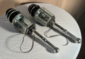 PAIR OF ANTIQUE CARRIAGE LANTE