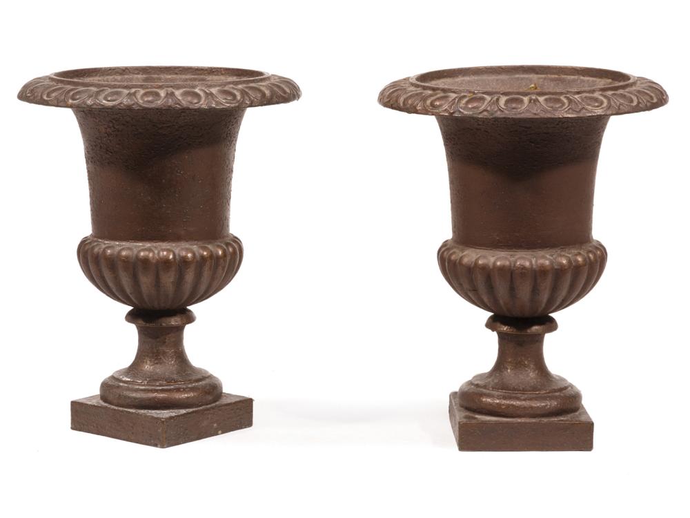 PAIR OF ANTIQUE CAST IRON