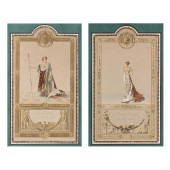 PAIR OF ANTIQUE CEREMONIAL POR