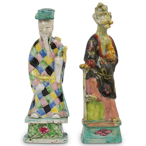 PAIR OF ANTIQUE CHINESE CERAMIC