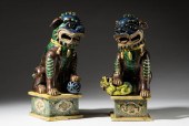PAIR OF ANTIQUE CHINESE CERAMI