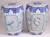 PAIR OF ANTIQUE CHINESE PORCEL