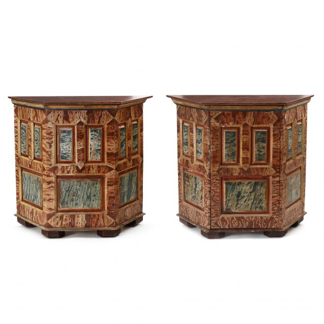 PAIR OF ANTIQUE CONTINENTAL PAINT