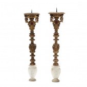 PAIR OF ANTIQUE CONTINENTAL PA