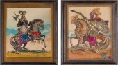 Pair of Antique Embellished Ch