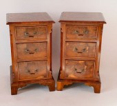 PAIR OF ANTIQUE ENGLISH BURLWO