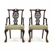 PAIR OF ANTIQUE ENGLISH CHIPPE