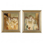 PAIR OF ANTIQUE ENGLISH PICTOR