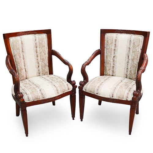 PAIR OF ANTIQUE ENGLISH WOODEN