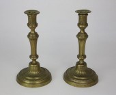 PAIR OF ANTIQUE FRENCH BRASS C