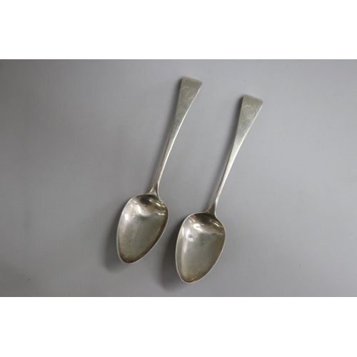 Pair of antique Georgian hallmarked