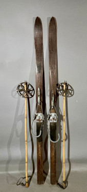 PAIR OF ANTIQUE GERMAN WOODEN