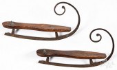 PAIR OF ANTIQUE ICE SKATESPair