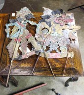 PAIR OF ANTIQUE INDONESIAN WAY